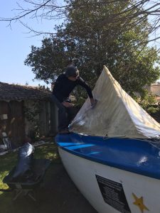 Bateau traditionnel Yole- Talmont sur Gironde